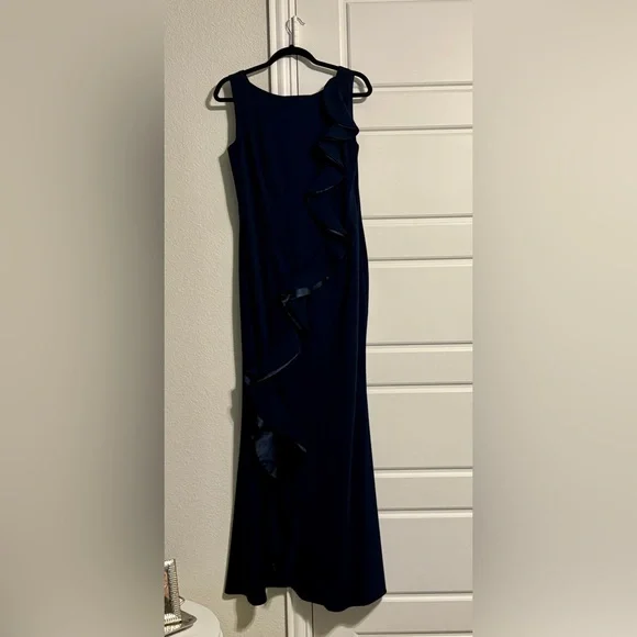 Carmen Marc Valvo Dresses | Carmen Marc Valvo Navy Blue Formal Dress | Color: Blue | Size: 10 | Cjkuehler's Closet Carmen Marc Valvo Dresses | Carmen Marc Valvo Navy Blue Formal Dress | Color: Blue | Size: 10 | Cjkuehler's Closet